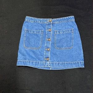 We The Free Jean Skirt